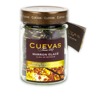 Castaña Confitada con Cobertura de Chocolate Negro
